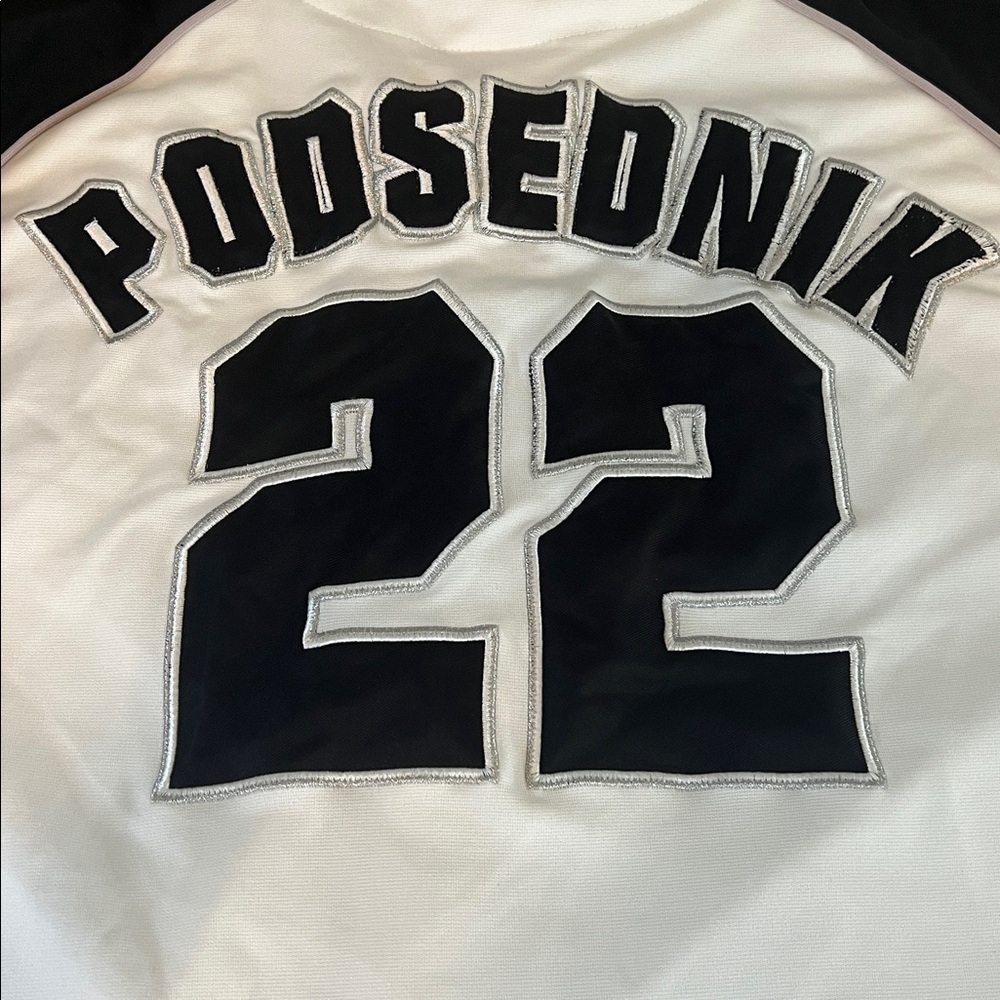 Chicago White Sox Scott Posednik 22 True Fan Jersey White Size XL